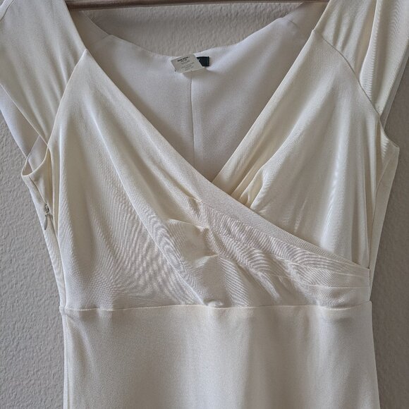 J. Crew Cecelia Ivory Dress Size 4 Women - Picture 6 of 11